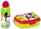 Generico Set Pranzo Topolino Porta merenda+Borraccia in Metallo Alimentare