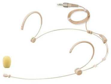 Mikofon - Micrófono de diadema con doble gancho para la oreja compatible con sistema inalámbrico Sennheiser, transmisor ideal para conferencias, actuaciones en vivo, teatro, iglesia