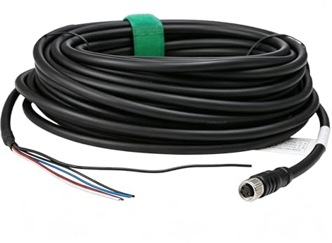 HangTon Câble d'alimentation électrique M8 4 broches femelles pour contrôle d'automatisation Keyence, commutateur d'appareil de contrôle en PVC blindé, 10 m