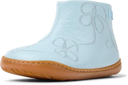 Camper Peu Cami K900205, Stivaletti con cerniera Bimba 0-24, Blu pastello 006, 26 EU
