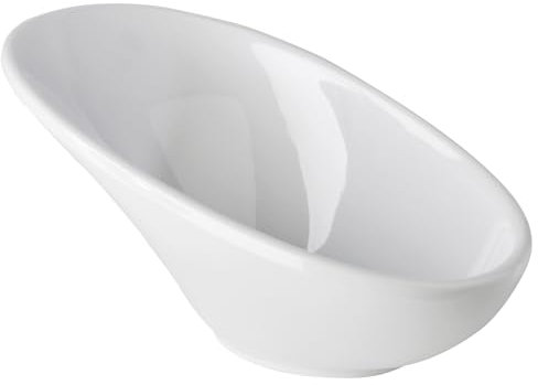 APS 79040 Bol FRIENDLY, bol à trempette, bol à snack, en plastique recyclé (PET), 11,5 x 6 cm, hauteur 5,5 cm, 0,04 litre, blanc