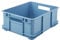 keeeper Transportbox mit Tragegriffen, Euro-Box L, 43 x 35 x 17,5 cm, Bruno Eco Line, Blau (Eco Sky Blue)