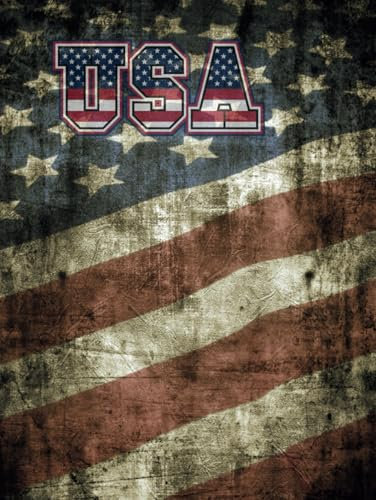 USA Notizbuch: A4 - 150 Seiten - kariert