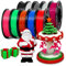 YOUSU PLA Plus (PLA+) Filament 1.75 mm 10 x 250 g Spool, Professional High Strength 3D Printer Filament (Black/White/Grey/Red/Blue/Green/Orange/Pink/Purple/Transparent)