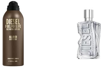 Diesel Fuel for Life Body Spray 200ml + D by Diesel | Unisex | Parfum für Damen und Herren | Eau de Toilette | 100 ml