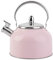 Bouilloire électrique réchaud de Camping Acier Inoxydable gaz crème Voyage ébullition Rapide Sifflement Plaque de Cuisson Petit Changement de Couleur Fonte Soupe économe en énergie Mini Rouge Rose