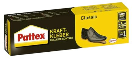 Pattex - Colla per scarpe Classic – Colla estremamente forte per la massima resistenza – Colla universale per uso universale – Adesivo resistente al calore (1 x 100 g)