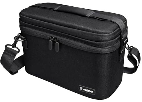 Snakebyte System Organiser CASE S2 - schwarz Tragetasche für Nintendo Switch 2 - Wasserabweisendes Hardcase mit Fächern für Konsole, Dock, Joy-Cons & Zubehör - Abnehmbares Reise-Case & Schultergurt