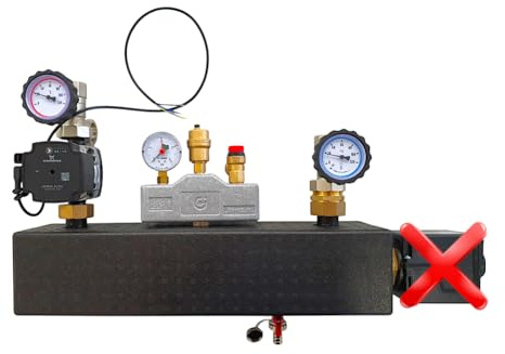 Heizmodul HZMOD-860-mit Pumpe ohne Heizpatrone/Heizpatrone Durchlauferhitzer Heizstab PV-Wärme Rücklaufanhebung Zusatzheizung