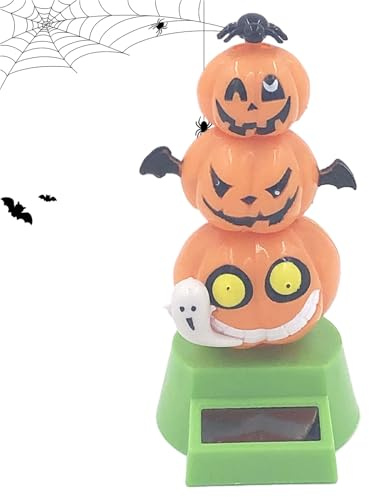 Générique Figurines Dansantes Halloween Solaires - Figurine Dansante à Énergie Solaire,Décoration Figurines Oscillantes pour Femme Homme Famille Tout Public