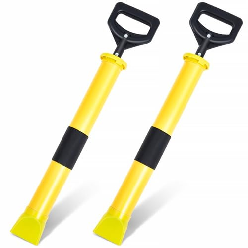 Gisafai 2 Pack Speed Filler Compound Tubes, ABS Reusable Hand Pump with Comfort Grip Flat Nozzle, for Filling Grouting Pointing Caulking Mortar Application, Easy Clean Drywall Cement Tool