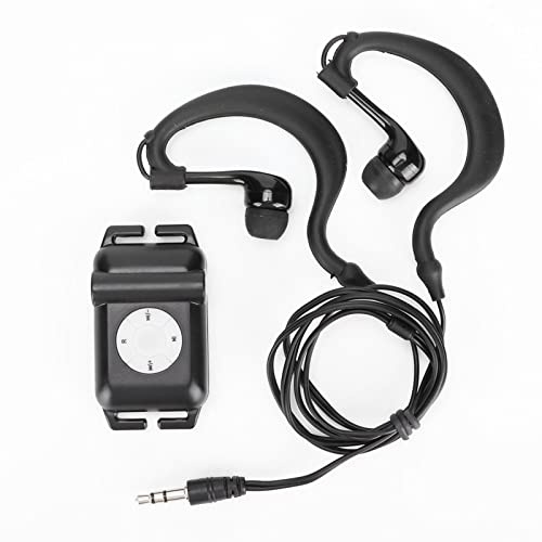 Hamwesh Lecteur MP3 étanche pour la Natation, étanche IPx8, Autonomie de 8 à 10 Heures, Prise en Charge sans Perte, Casque sous-Marin pour la Natation, Casque de avec Inclus