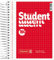 BRUNNEN Collegeblock Student | A6, kariert, 160 Blatt, rot
