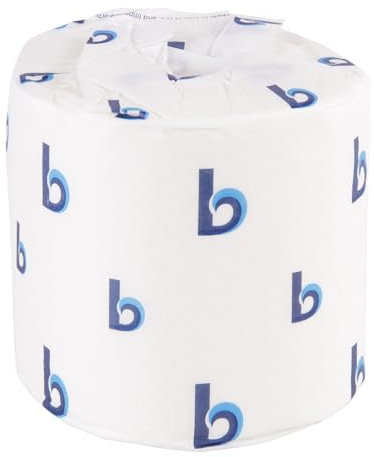 Boardwalk 6170 One-ply Feuilles de papier toilette, Blanc, 1000 feuilles par rouleau (Coque de 96)