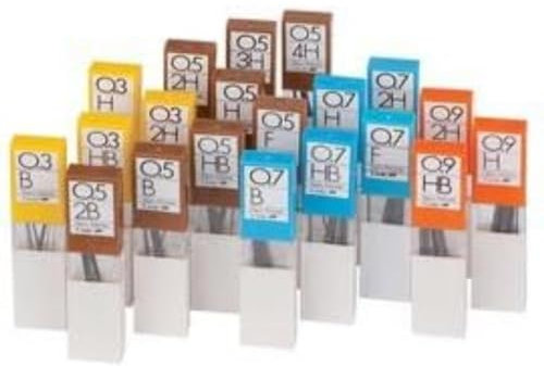 Tombow EX-07P-H Boîte de 12 Recharges pour Porte-mine pointe 0,7mm, dureté H