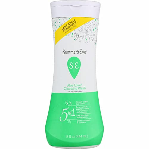 Summer's Eve Cleansing Wash For Sensitive Skin, Aloe Love, 15 Fl. Oz. by Summer's Eve