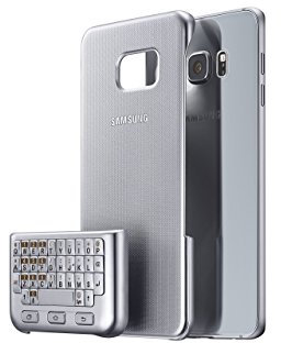 Samsung Keyboard Case mit Tastatur für Galaxy S6 Edge+, silber