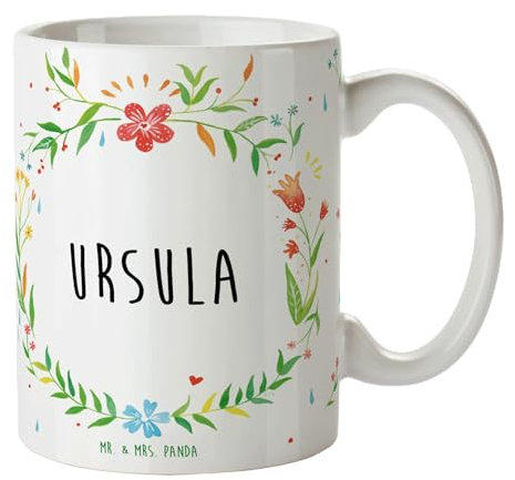 Mr. & Mrs. Panda Tasse Ursula - Geschenk, Kaffeetassen, Keramiktasse, Teebecher, Tasse bedrucken