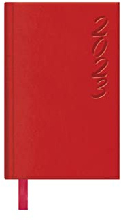 Dohe Taschenkalender, Wochenansicht 8.5 x 13 cm rot