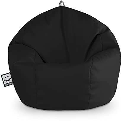 Happers Sitzsack aus Kunstleder, innen schwarz