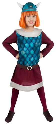 Maskworld Wickie der schlaue Wikinger-Junge - Kinder-Kostüm 4-teilig (110-116)