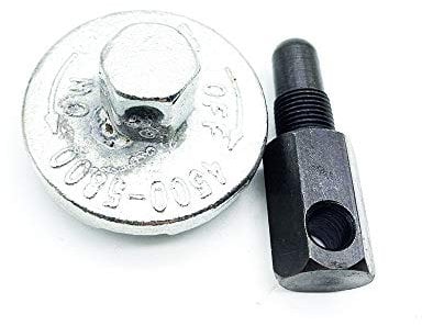 Powerful Tools Chainsaw Clutch Removal Tools, Universal Piston Stop Clutch Flywheel Disassembly Part Dismount Tool for Husqvarna Stihl Echo 2 Cycle 14mm