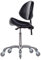 FRNIAMC Tabouret selle hydraulique avec soutien dorsal, pivotant, ergonomique, hauteur réglable, robuste (204 kg) pour salon de beauté, massage, clinique, maison et bureau