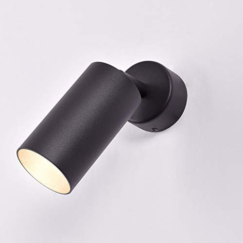 max K O M F O R T LED Deckenleuchte 866-1 schwarz schwenkbar Deckenlampe Deckestrahler Deckenspot wandleuchte 1x GU10 Fassung
