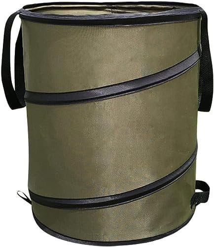 CHEYLIZI Trading Innovation Heavy Garden Bin Pop-Up Camp Trash Can Garden Waste Bags
