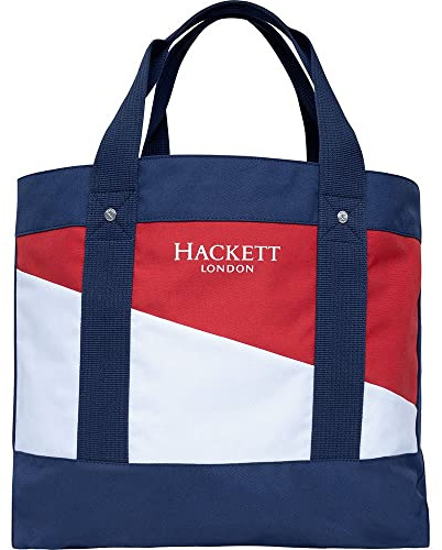 HACKETT LONDON Mens ABSTARCT Tote Belt, 5CVNAVY/Multi, One Size