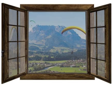 Zanzariera Universale Finestra per Lucernario per Tetto, 80 x 180 CM Rete Zanzariera Fissa Regolabile Bianca – Incluso Nastro di Fissaggio – Montaggio Senza Foratura Attacca e Stacca (80 x 180 CM)