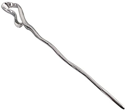 qbodp Irregular Geometric Hair Sticks Fashion Metal Hair Chopsticks Silver Hair Pins Stick Chinese Style Chopsticks Hair Accessories for Women Buns