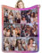 GLIKW Personalisierte Fotodecke mit eigenem Foto Und Text, Super Weich Flanell Collage Kuscheldecke Geschenke für Vater, Mutter, Kinder, Haustiere, Freunde oder Paare(7 Fotostil-1, 150×200cm)