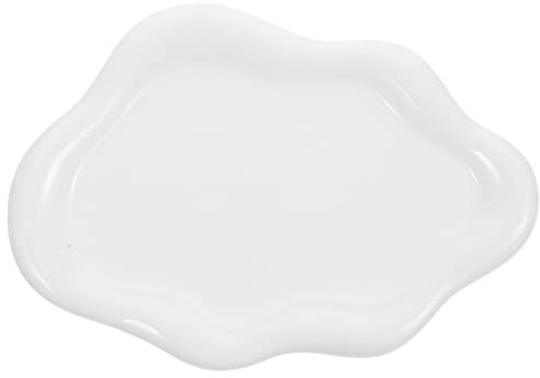 TOPBATHY Bijouterie Orginazer Nouvelle assiette de rangement en céramique bijoux multi-usage affichage plateau pendentif plat irrégulier assiette pour photo accessoire Petit Bijoux