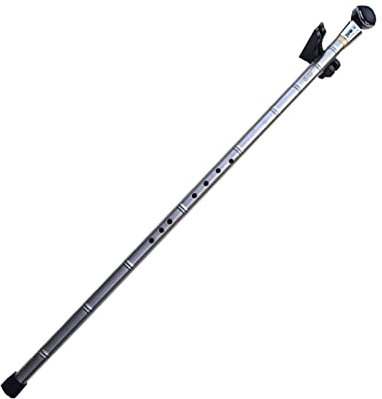 LELAMP Flöte 89 cm Metall-Titan-Flöte G/F-Klappe Vertikalflöte Dudelsack Klarinette Flöte Anfängerflöte Spazierstockflöte Ideal zum Flötenspiel Anfängerflöte