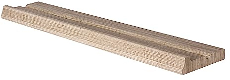 Bildershop-24 Barre d'image Board Étagère Barre de cadre photo de 90 cm de long en Chêne sonoma (Décor)