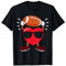 Herz hebt einen Football - American Football T-Shirt