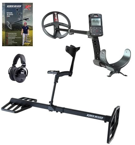 XP Metal Detectors XTR-115E with Deus II RC 9 Metal Detector & WSAII-XL Wireless Headphones Bundle - deep Seeking Metal Detector with FMF Coils, Deus II Remote Control and S-Telescopic stem