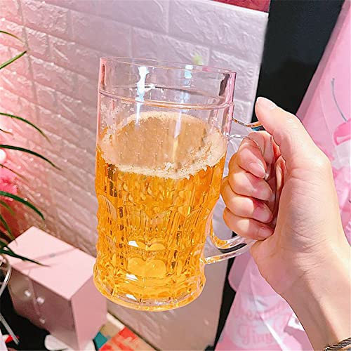 Tasses À Bière Créative - Tasse De Bière Double Couche - Funny Fausse Chope À Bière pour Décor De La Fête Et La Maison