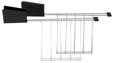 Alessi MDL08RA B Pinze per tostapane, Plastica