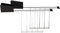 Alessi MDL08RA B Pinze per tostapane, Plastica