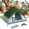 Camping Tent Pop up Tent 3 Person Family Dome Tent Waterproof Windproof with 2 Mesh Doors, Automatic Setup for Family Hiking and Backpacking