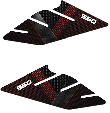 ADESIVO RESINATO EFFETTO 3D, PER MOTO COMPATIBILE CON DUCATI HYPERMOTARD 950 V2 (PROTEZIONI LATERALI 2)