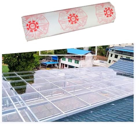 AFGZQ Lastre Coperture Policarbonato, Pannelli Policarbonato, Copertura Trasparente Tettoia Pergola, 1 Mm Pannello Resistenza PC Serre, Facile Tagliare E Piegare(4X 13.1ft)