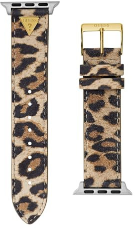Correa de piel de 38-40 mm para Apple Watch, leopardo, talla única, Moderno