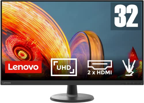 Lenovo D32u-45 Monitor 31.5 UHD (3840x2160) VA, 4ms, 60Hz, Regolabile, Flicker free/Eye Comfort, HDMI + DP