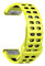 26mm 22mm Suitable fit for Garmin Fenix8 Quick Fit Two-Color Silicone Strap for Fenix8 E 47mm 51mm Strap(Lime-Black,26mm)