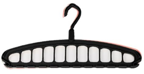 Organizadores de armario para ropa - Percha organizadora con 11 hoyos | Almacenamiento de vestuario resistente, ahorro de espacio, colgador multifuncional para abrigos, camisas, pantalones y accesorio