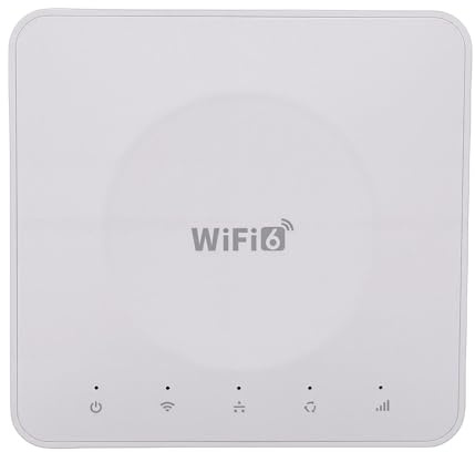 Aramox 4G CPE-Router, Tragbarer WLAN-SIM-Karten-Router WiFi6 für Reisen und Heimbüro mit Hochgeschwindigkeits-Internetzugang