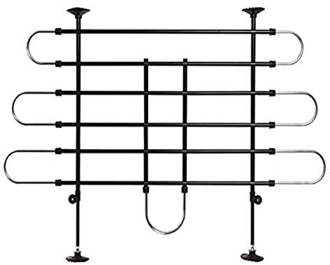 Karlie Autoschutzgitter B: 100 - 160 cm H: 75 - 130 cm schwarz-silber
